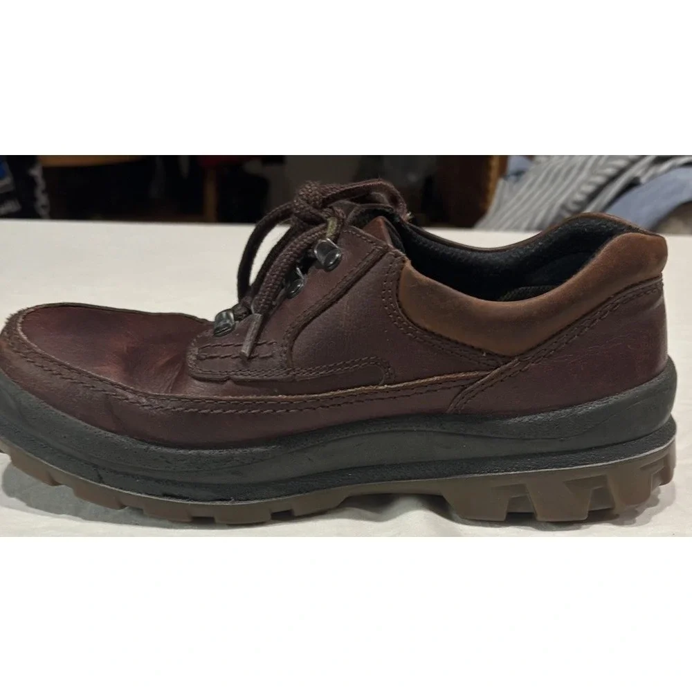 Vintage LL Bean Brown Leather Walking Gore-Tex Oxford Hiking Made In USA Men 7.5
